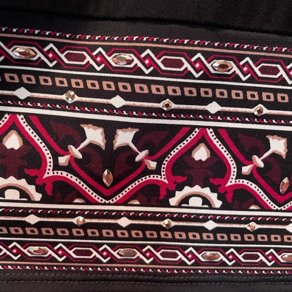 White House Black Market, Black Embroidered Blouson Dress - Picture 3 of 4